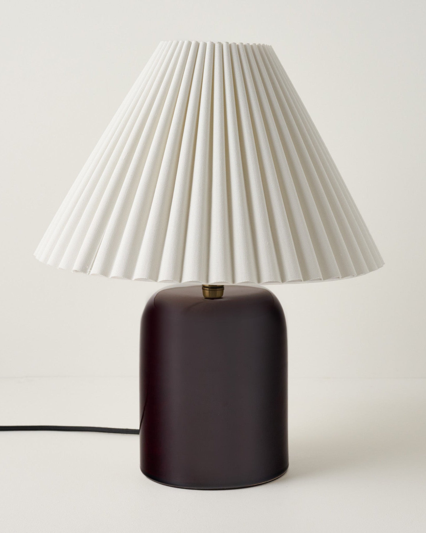Farrah Table Lamp - Deep Burgundy