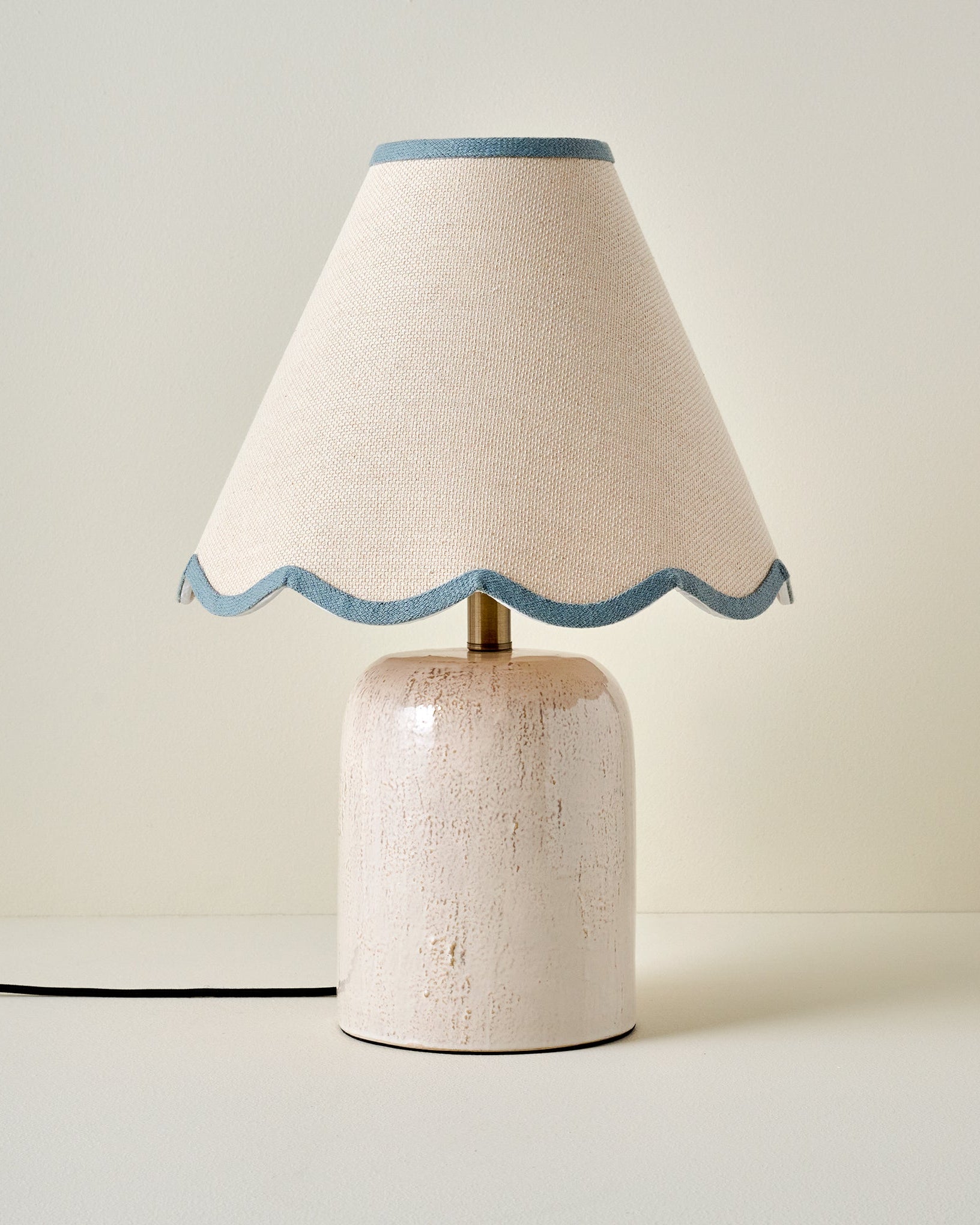 Farrah Table Lamp - Textured Cream - Image 11