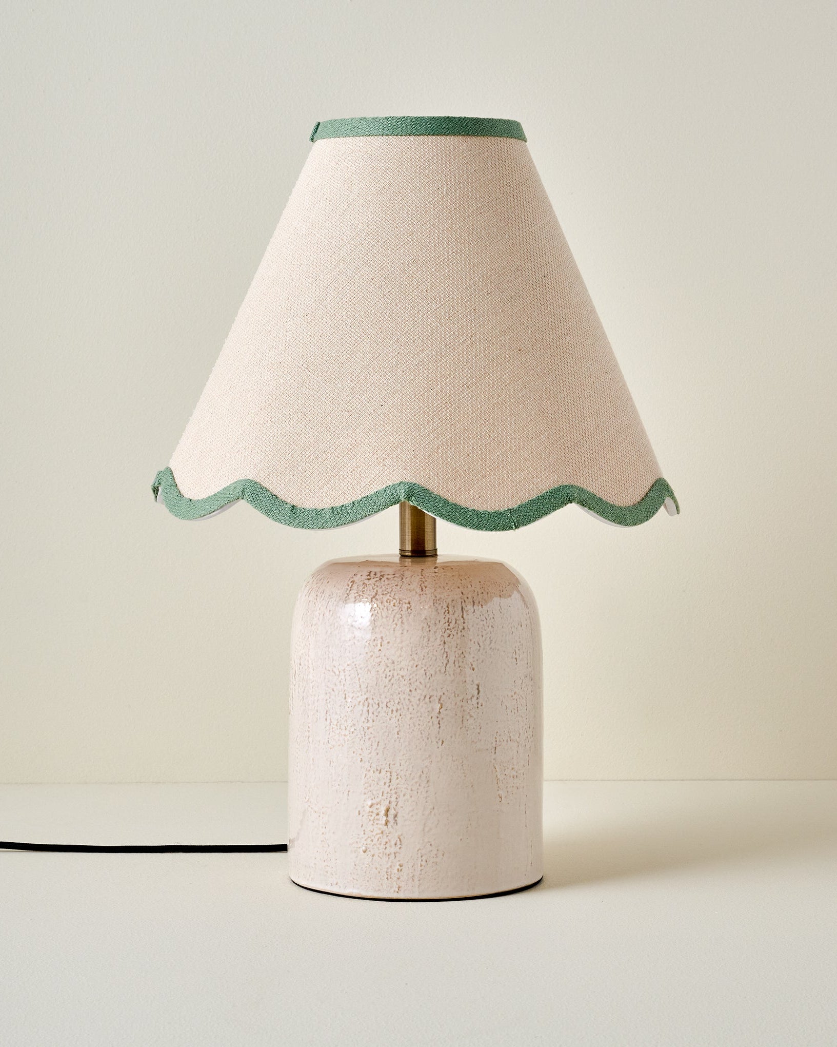 Farrah Table Lamp - Textured Cream - Image 8