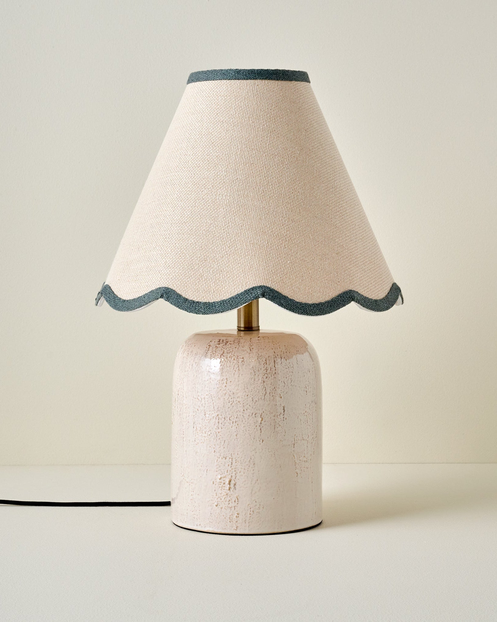 Farrah Table Lamp - Textured Cream - Image 10