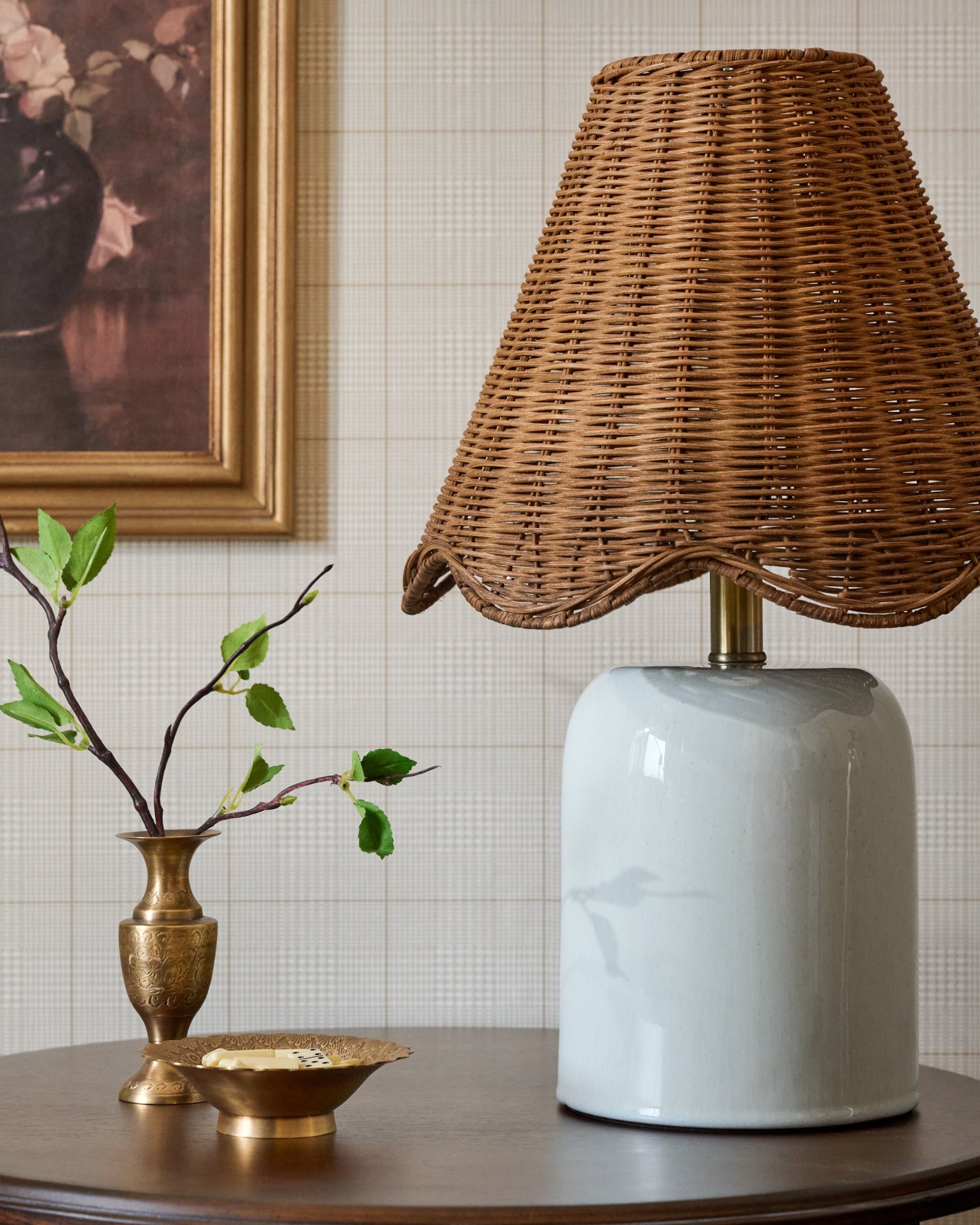 Farrah Table Lamp - Mist Blue - Image 6