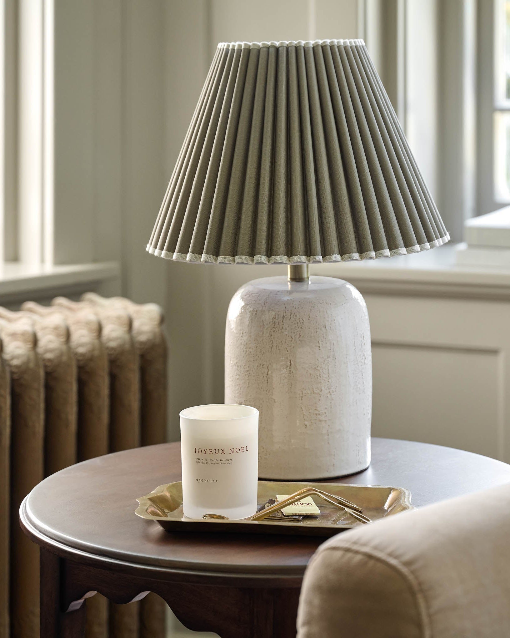 Farrah Table Lamp - Textured Cream - Image 21