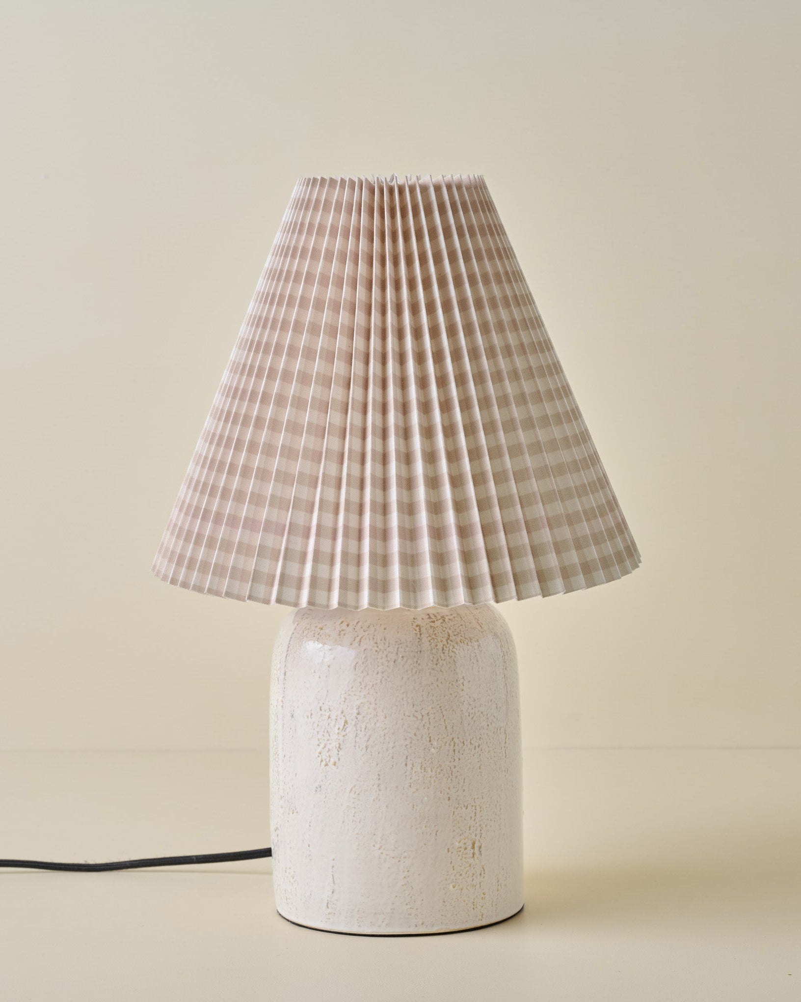 Farrah Table Lamp - Textured Cream - Image 5