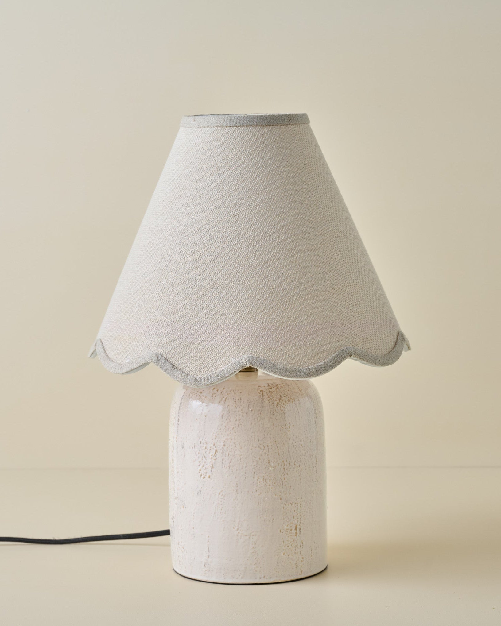 Farrah Table Lamp - Textured Cream - Image 6