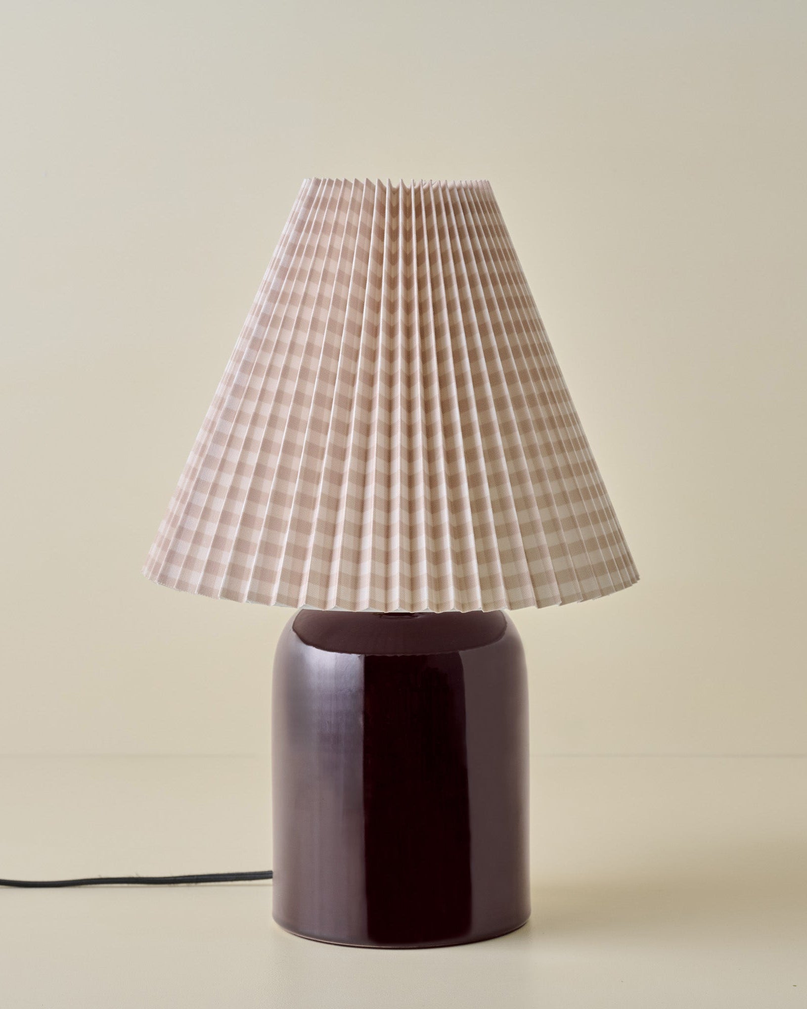 Farrah Table Lamp - Deep Burgundy - Image 4