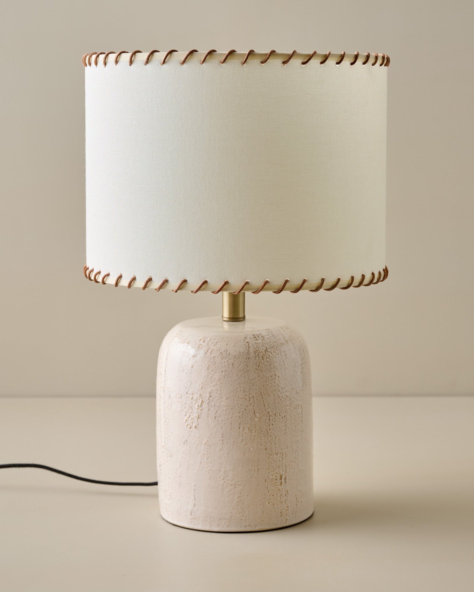 Farrah Table Lamp - Textured Cream - Image 19