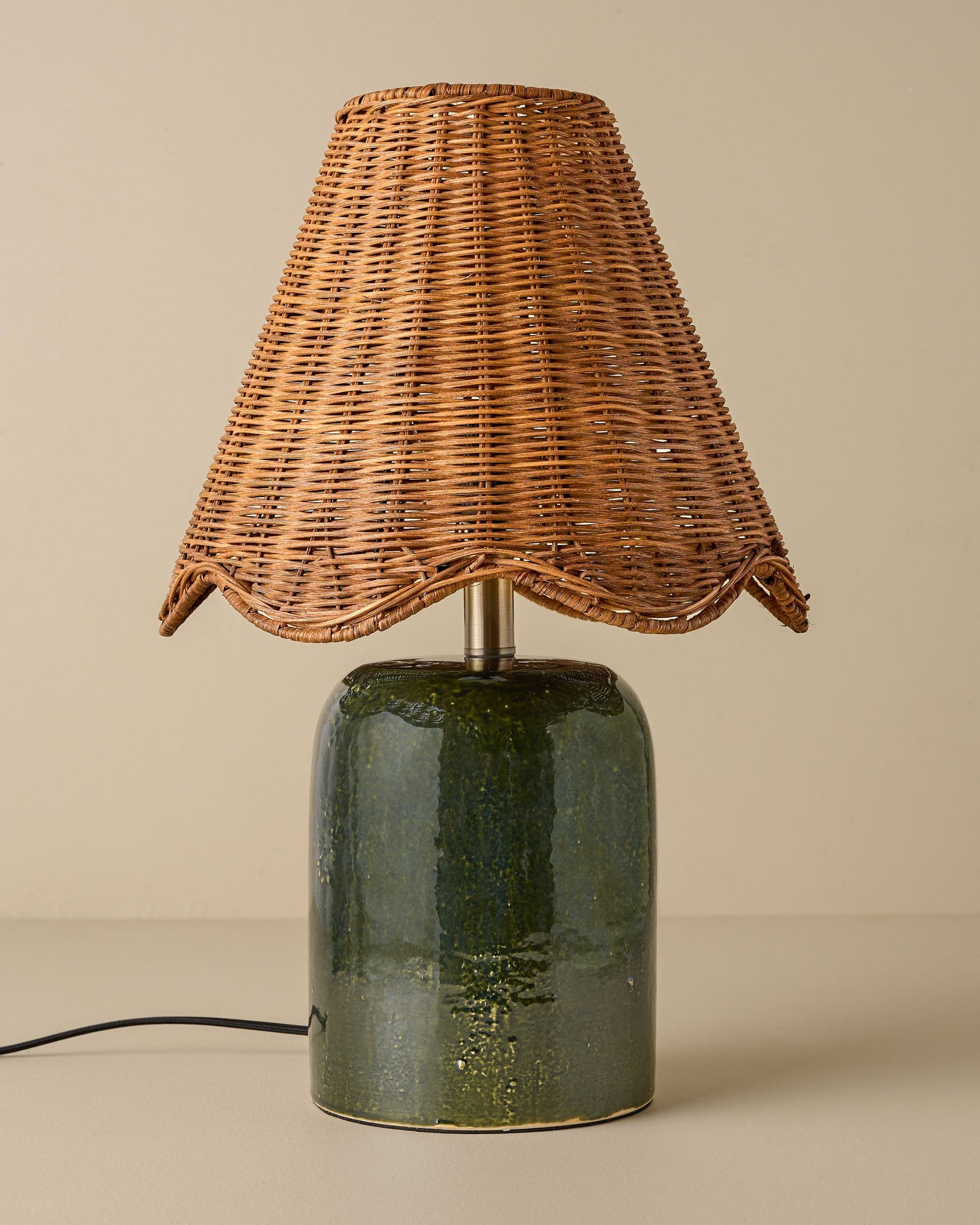 Farrah Table Lamp - Textured Green - Image 2