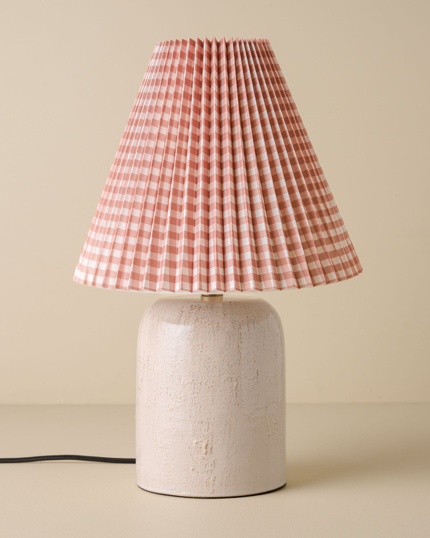 Farrah Table Lamp - Textured Cream - Image 18