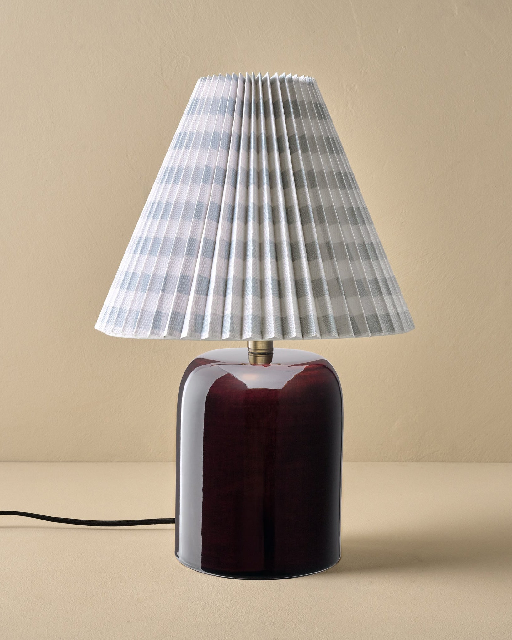 Farrah Table Lamp - Deep Burgundy - Image 9