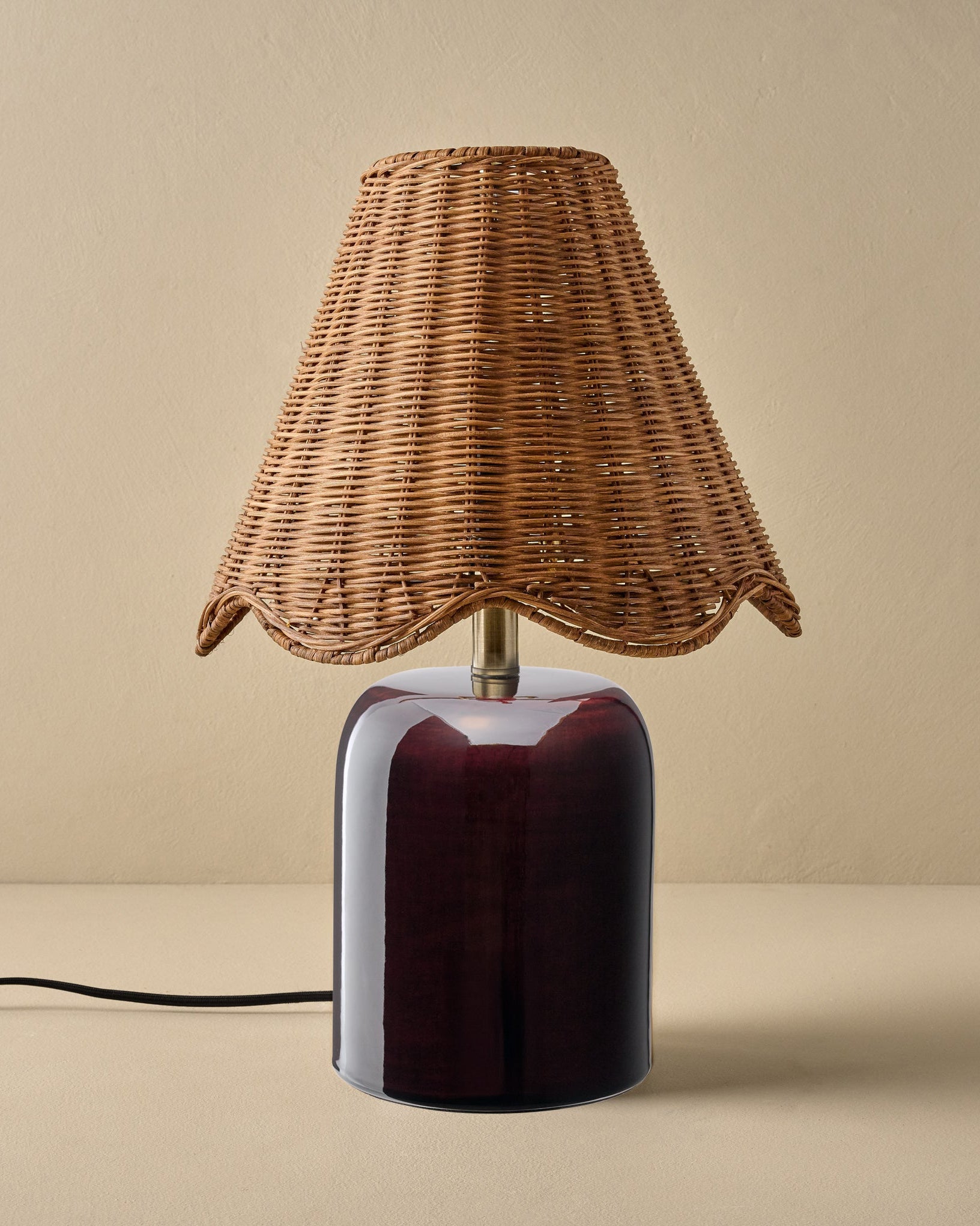 Farrah Table Lamp - Deep Burgundy - Image 10