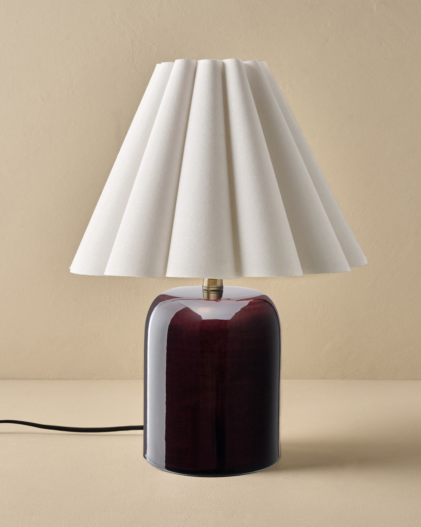 Farrah Table Lamp - Deep Burgundy - Image 8