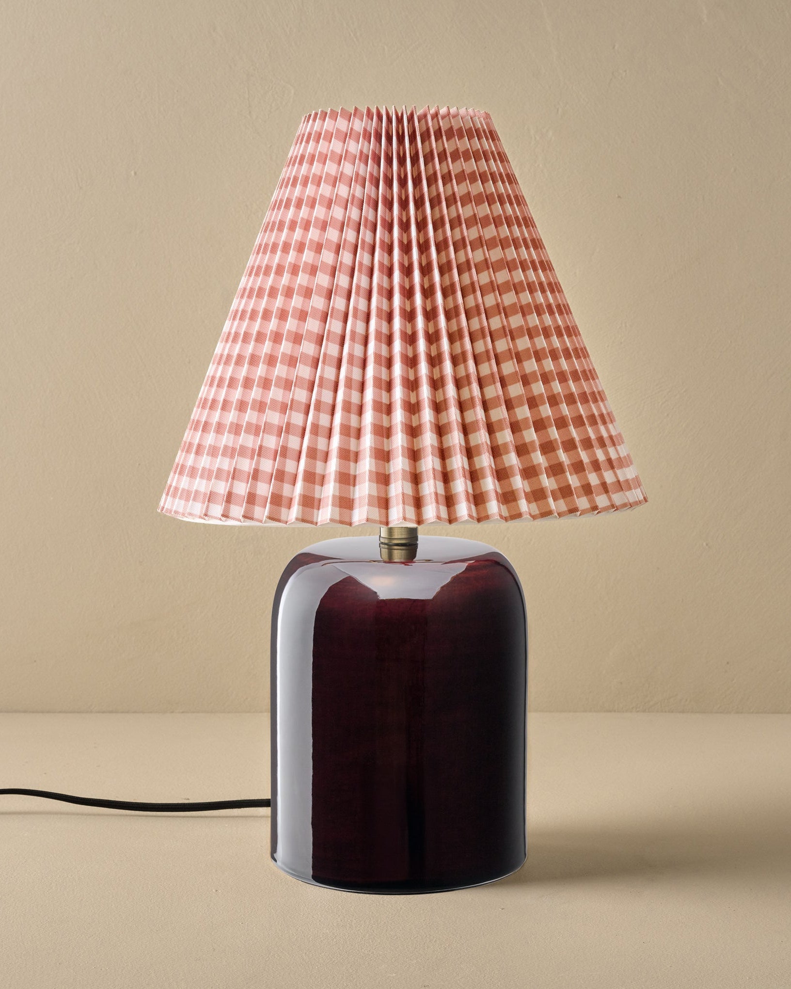 Farrah Table Lamp - Deep Burgundy - Image 12
