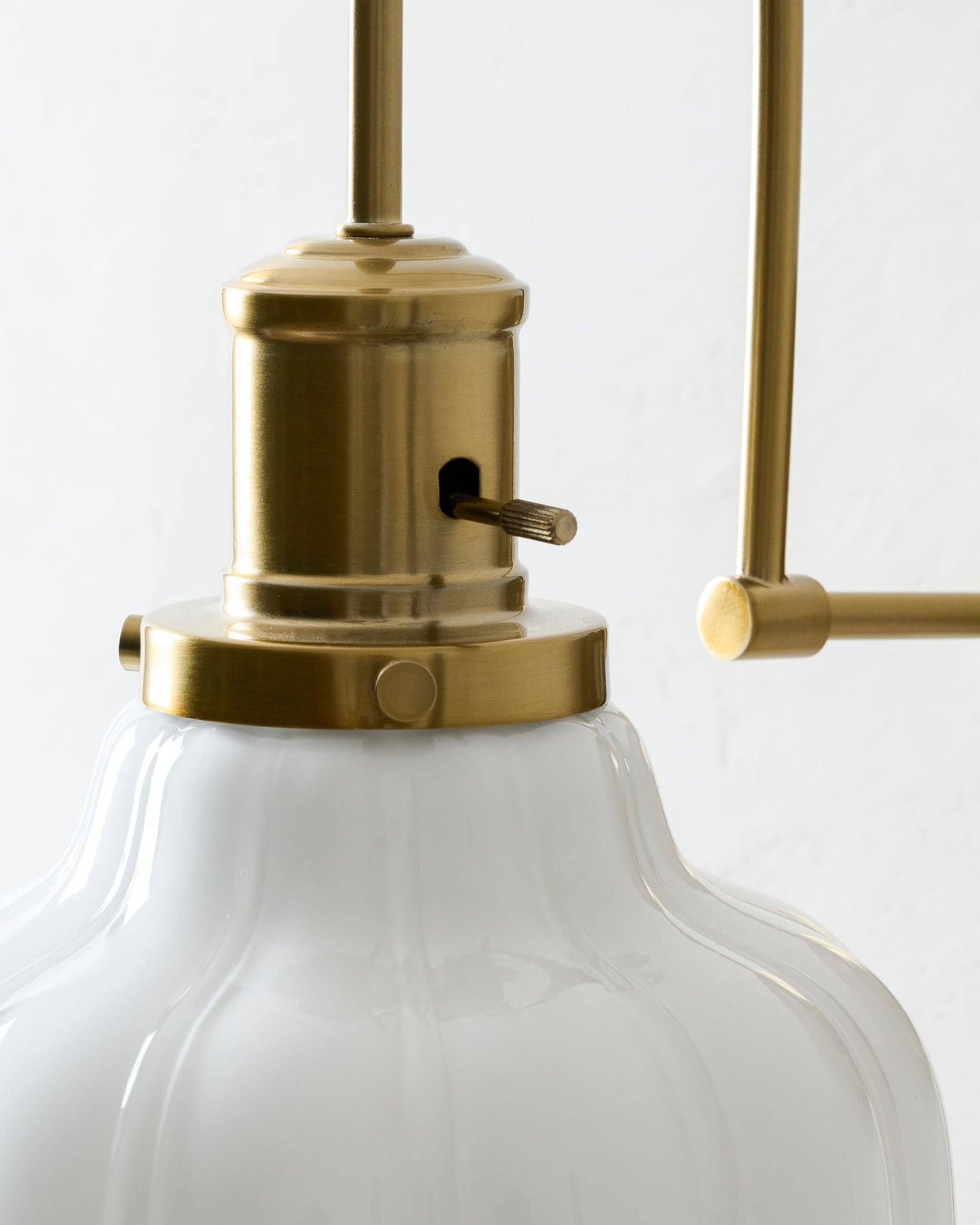 Polly Milk Glass Plug-in Sconce - Image 3