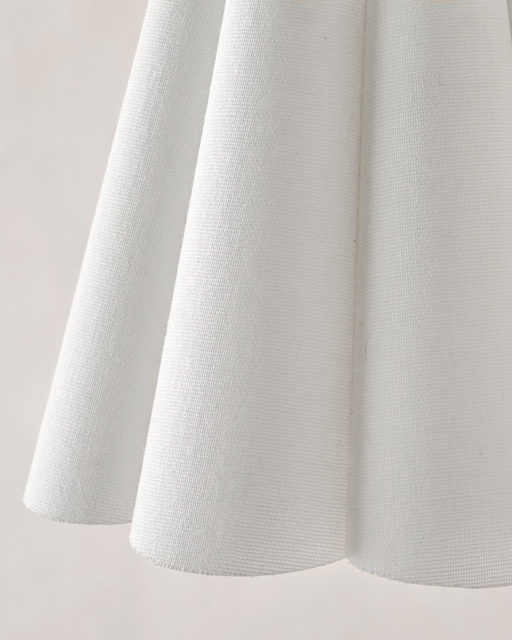 Odette Linen Scallop Wired Sconce - Image 3