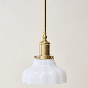 Polly Milk Glass Pendant