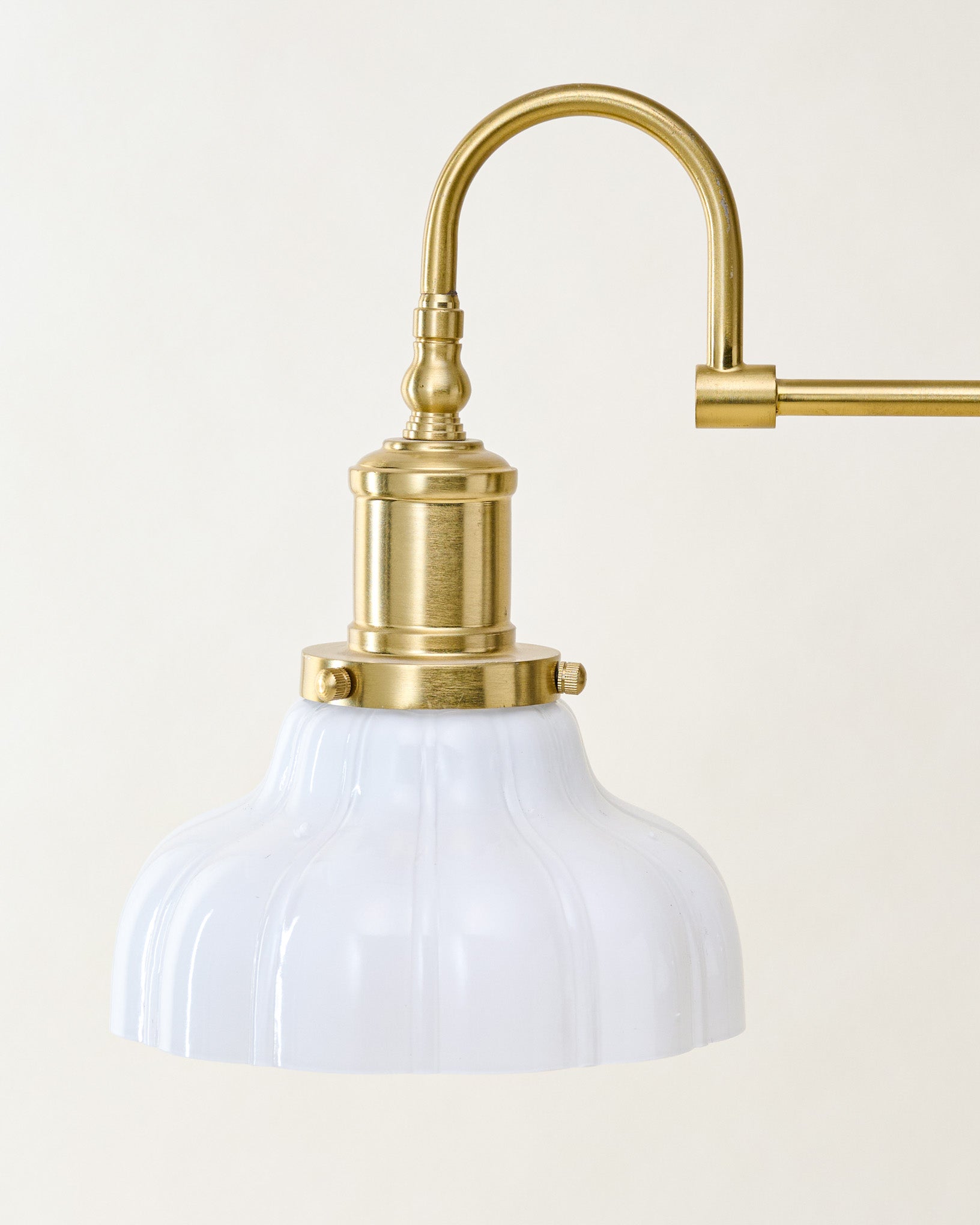 Polly Milk Glass Chandelier - Image 4