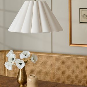 Odette Linen Scallop Pendant (12-20)