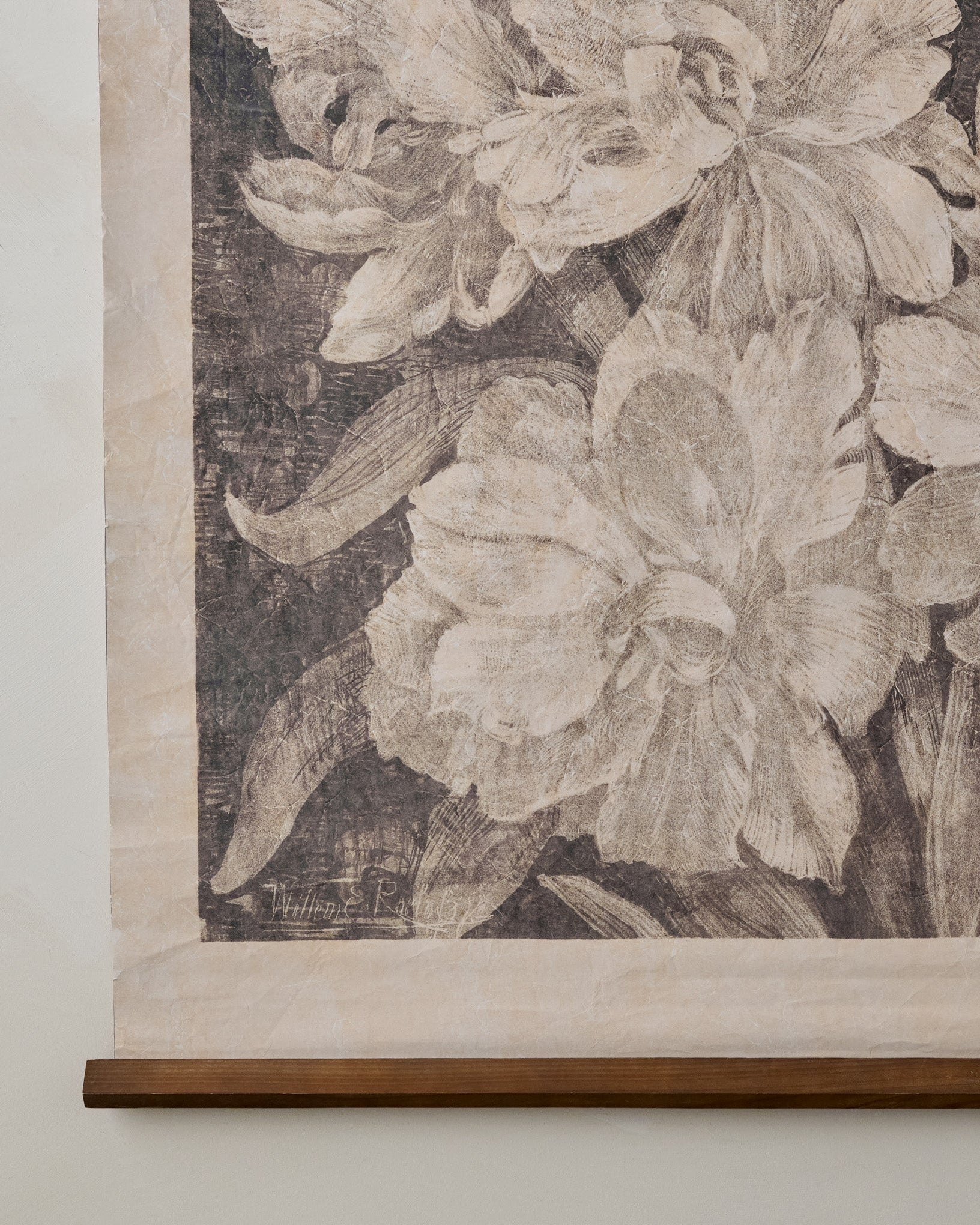 Vintage Bloom Sketch Tapestry - Image 3