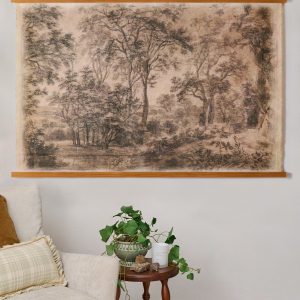 French Forest Toile Tapestry