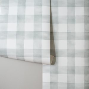Watercolor Check Wallpaper