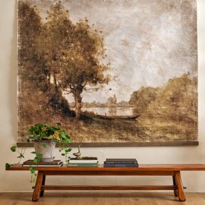 Oversized Spring Stillness Landscape Tapestry