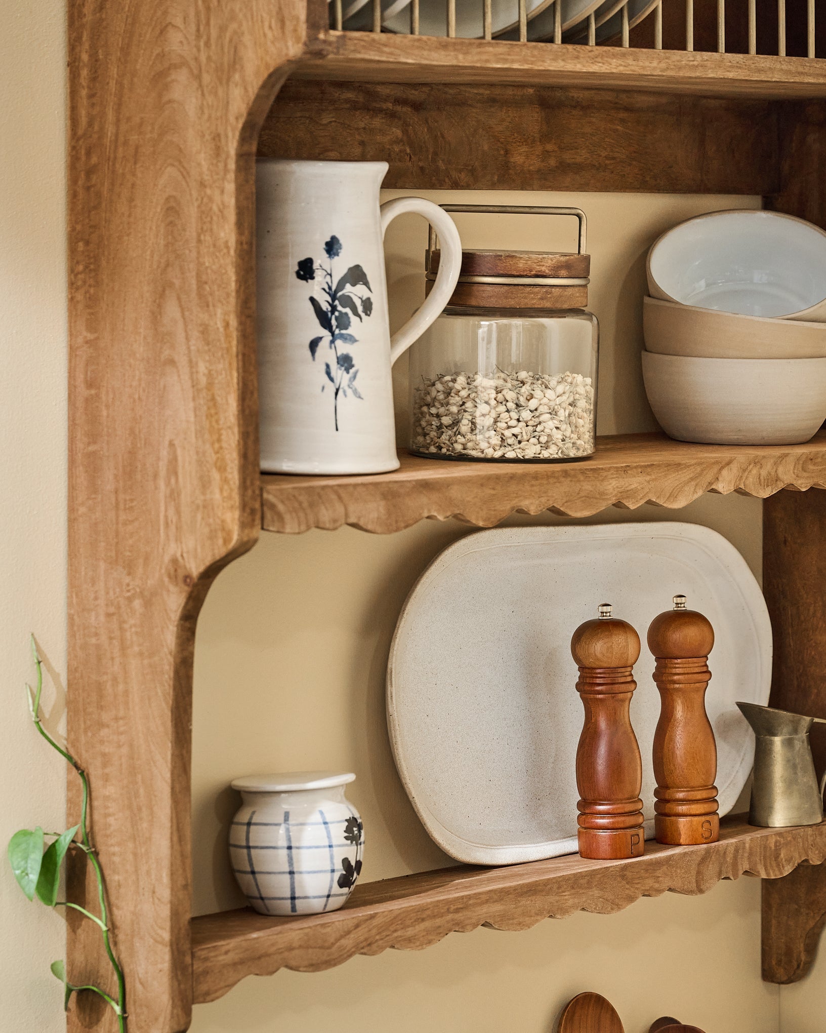 Quinn Wooden Dish Cabinet - Image 8