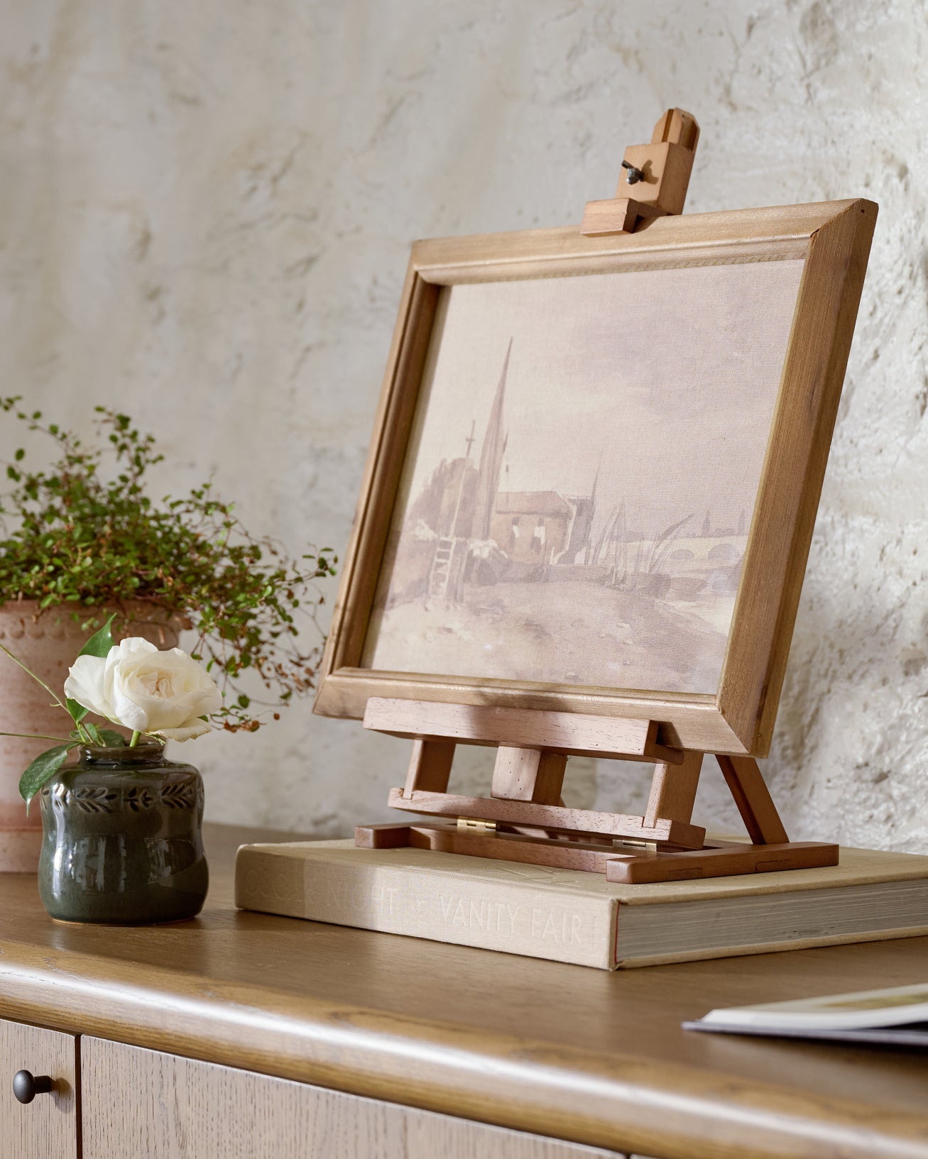 Antique Inspired Wooden Display Easel - Image 2