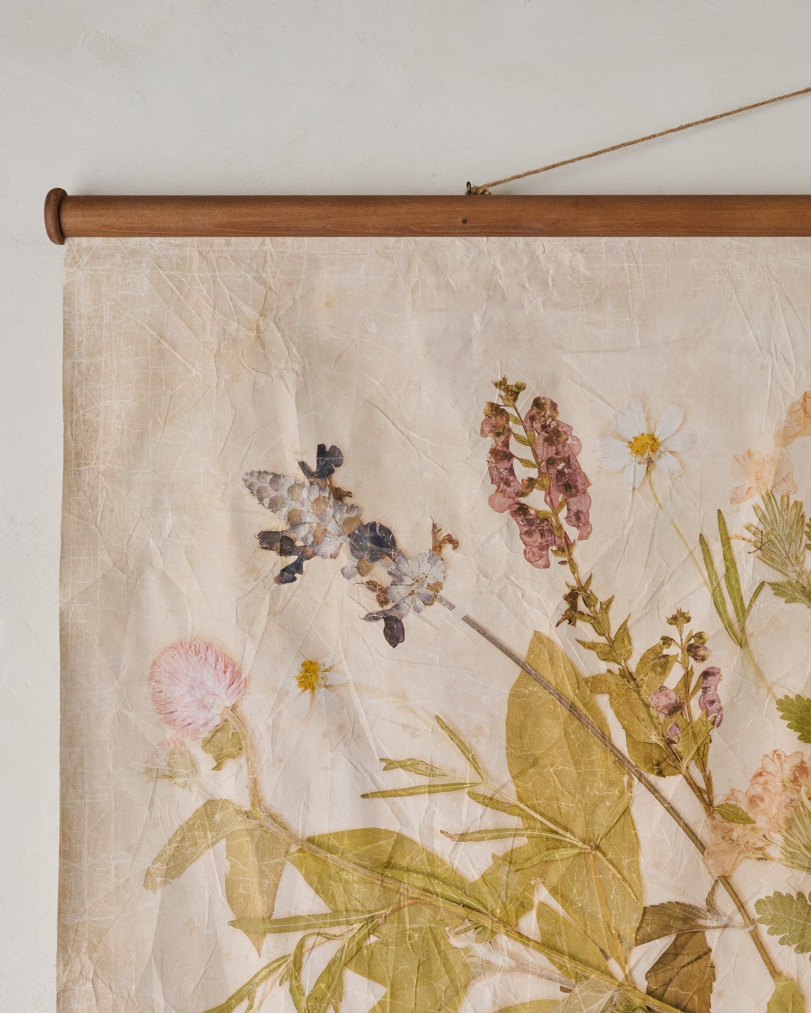 Jo's Hand Pressed Herbarium Tapestry - Seasonal Symphony - Image 3