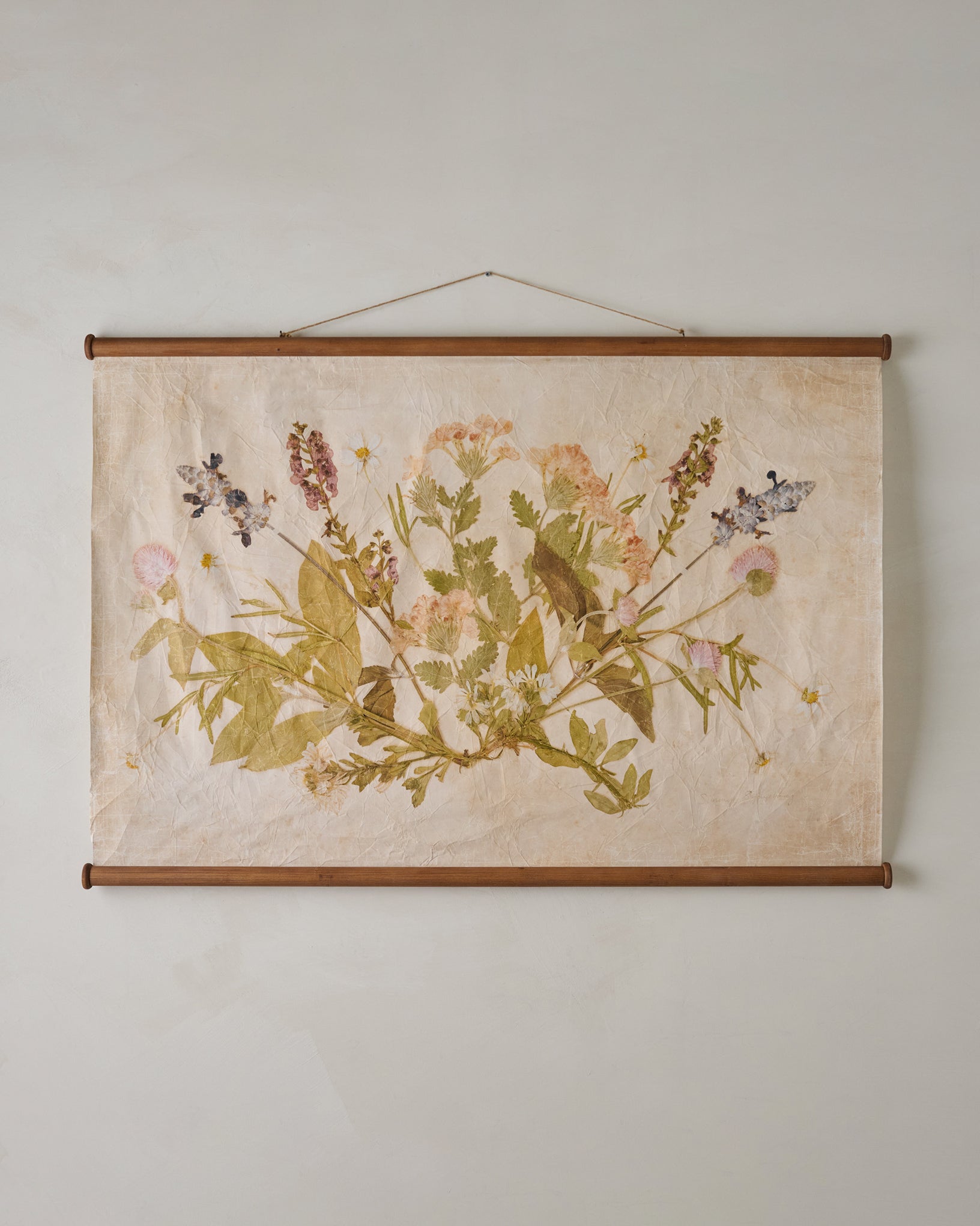 Jo's Hand Pressed Herbarium Tapestry - Seasonal Symphony - Image 2