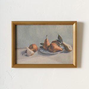 Golden Pear Still Life
