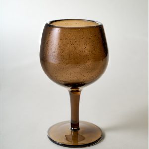 Amber Wine Glass