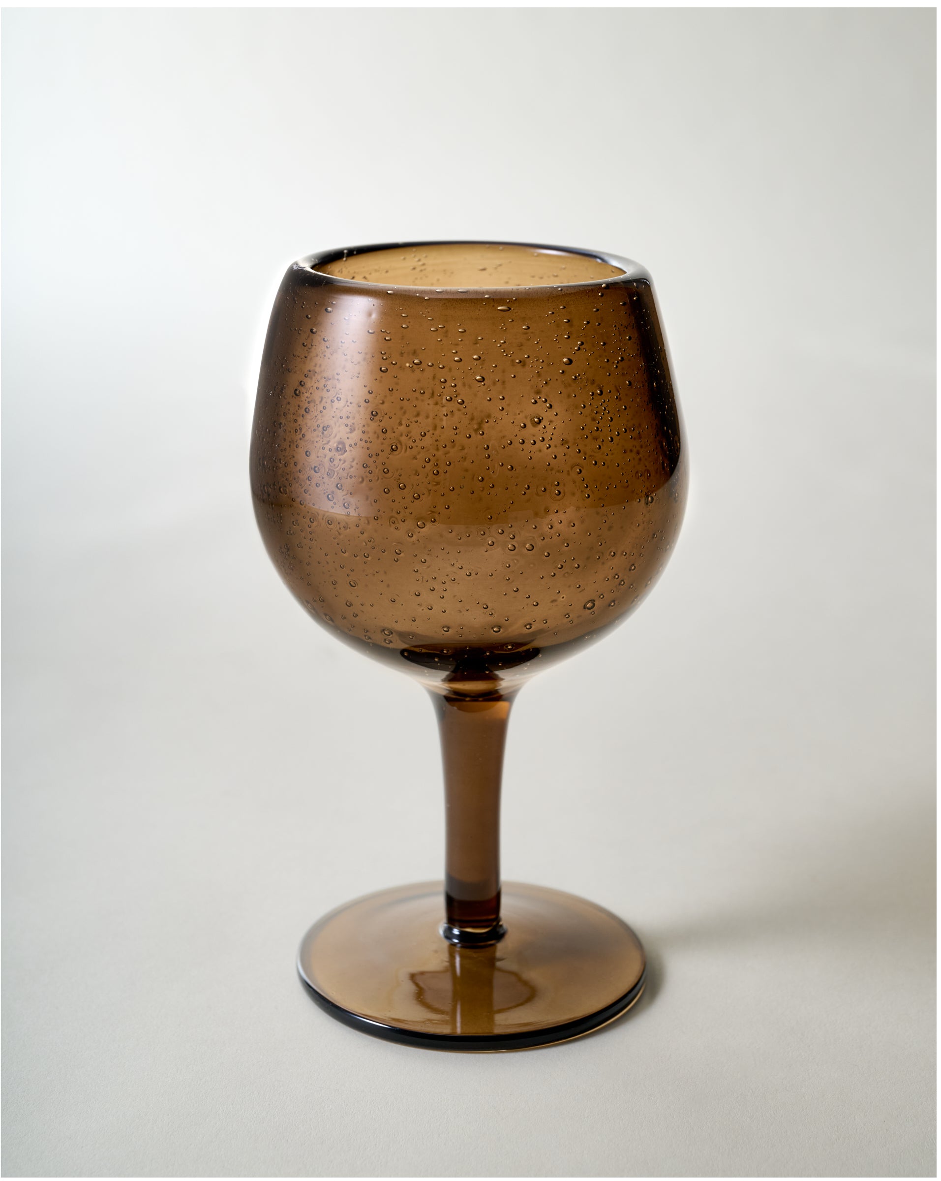 Amber Wine Glass
