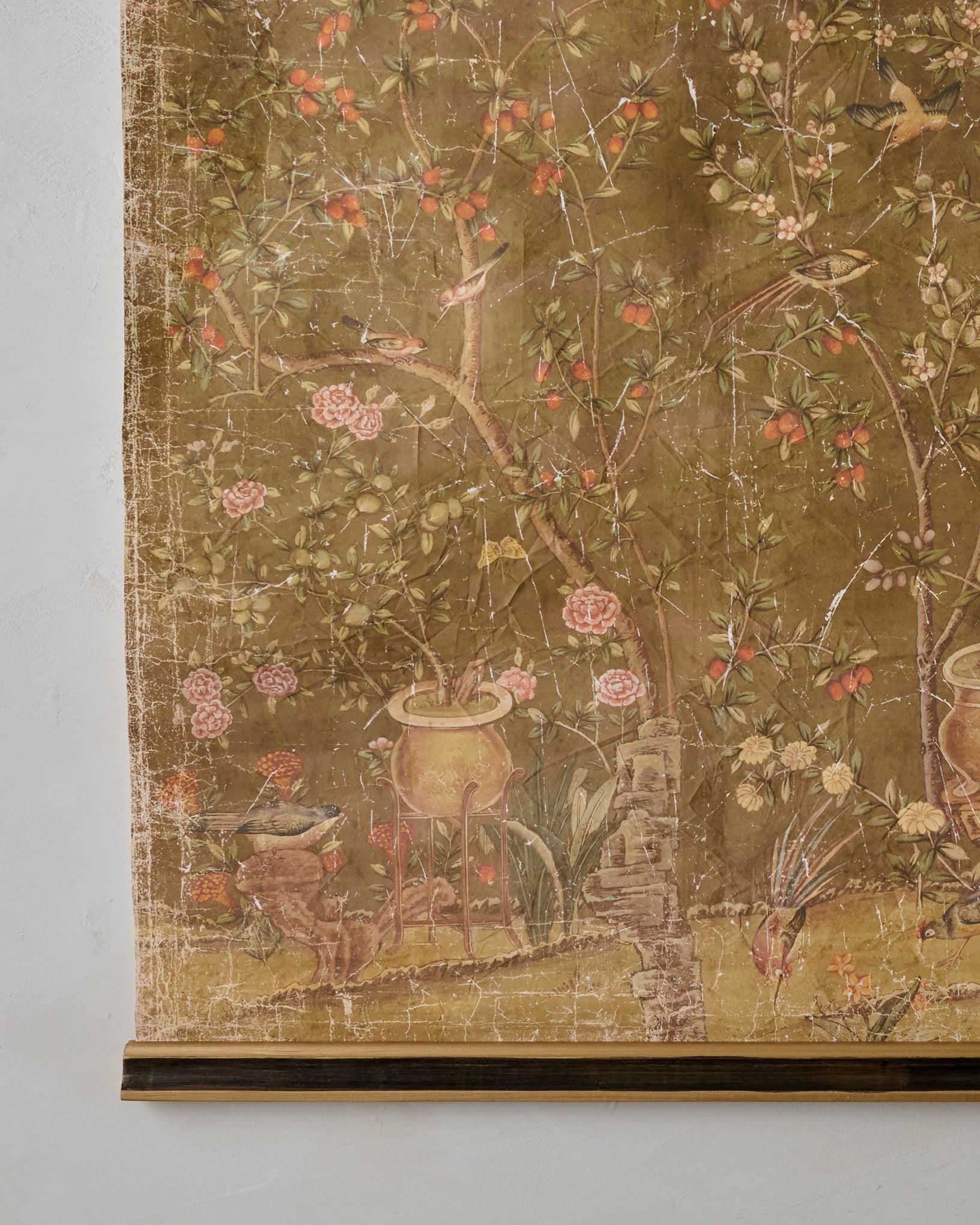 Oversized Scroll of Blooms Tapestry - Image 3