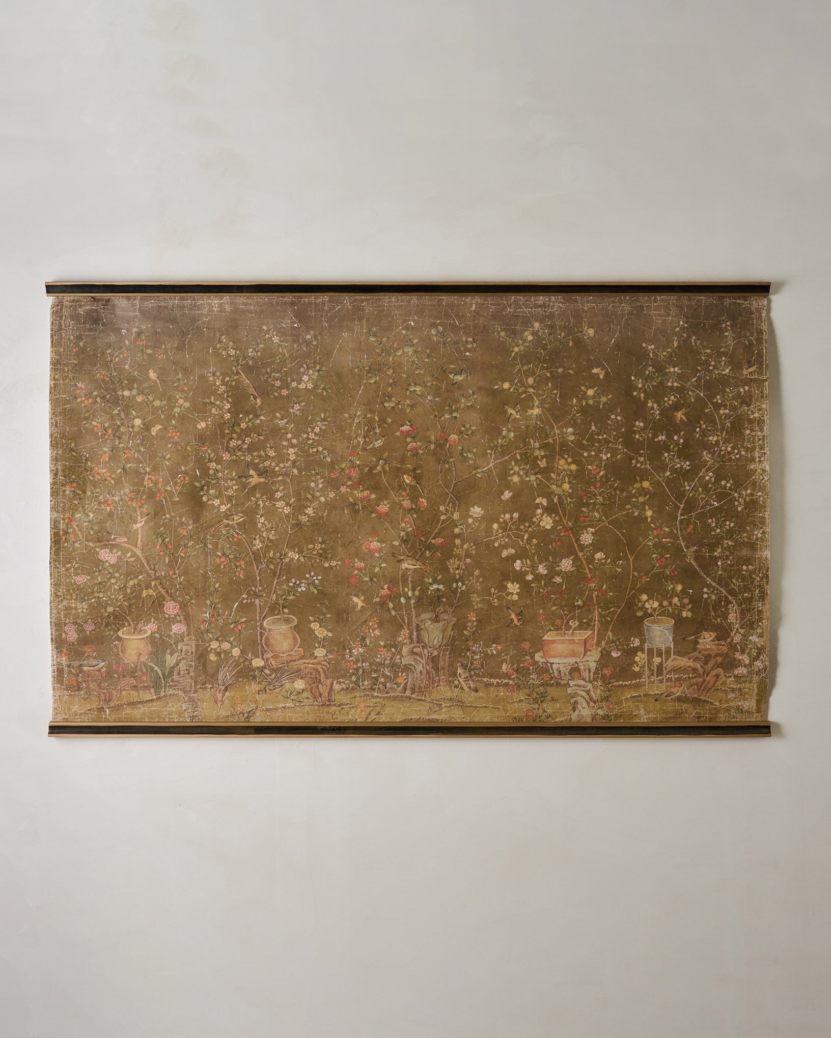Oversized Scroll of Blooms Tapestry - Image 2