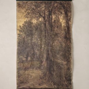 Autumn Forest at Dusk Tapestry
