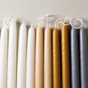 10 Hand Dipped Spun Finish Tapers